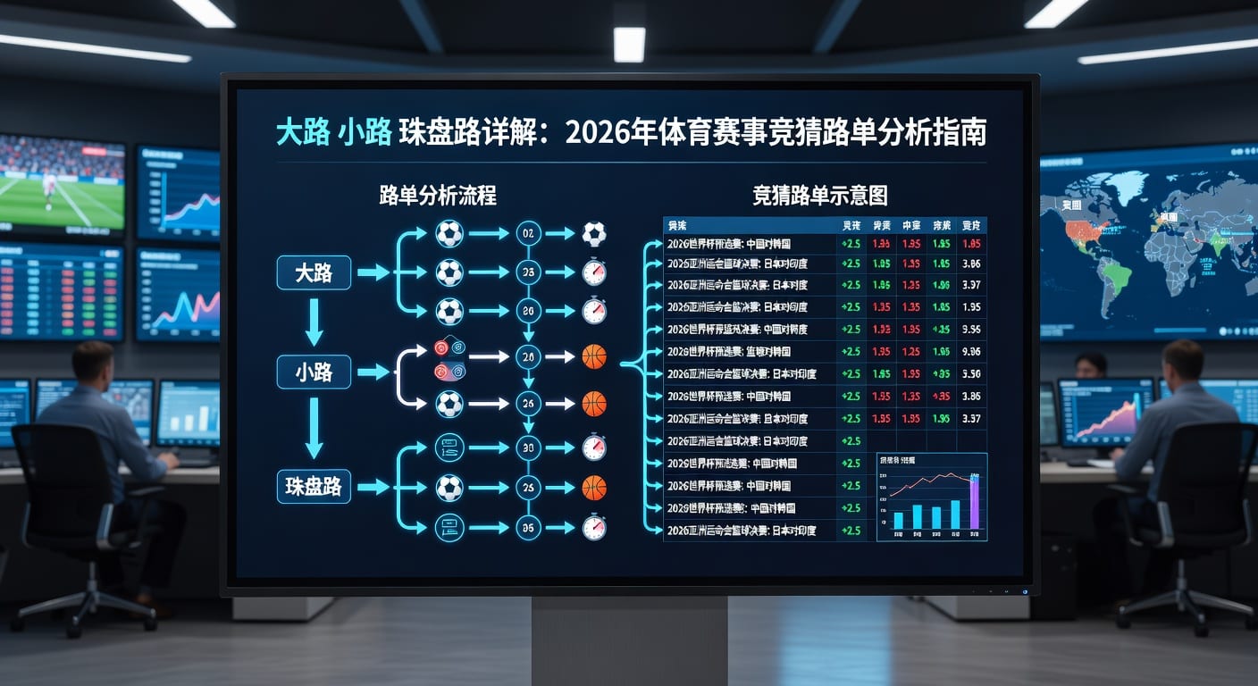 大路小路珠盘路：资深玩家解析体育博彩中的盘口演变与投注策略
