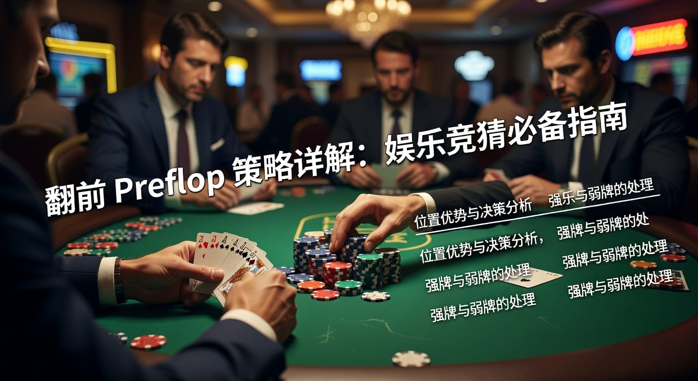 翻前preflop：起手判断与资金思路