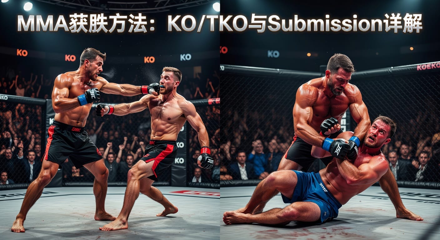MMA方法 KO/TKO Submission 实战解读