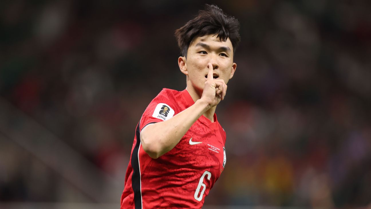 韩国队逆转捷克迎世界杯开门红 结束16年首战不胜